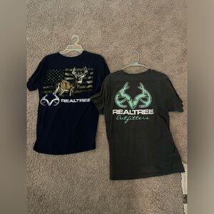 Realtree Graphic T-Shirts - Black and Gray 🩶💙 2 for $10